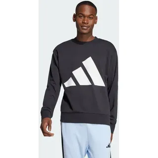 adidas Essentials Big Logo French Terry Sweatshirt, Black/White, M