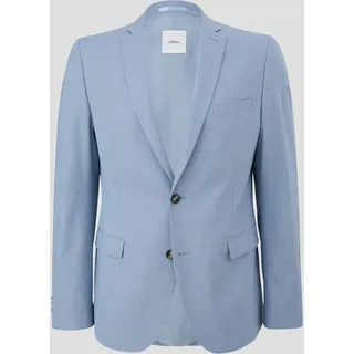 S.Oliver Herren, 2140779 Business-Anzug Jacke, 52M1 blau, 48