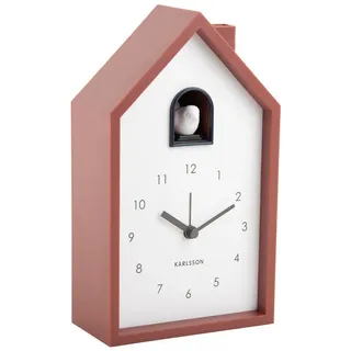 Karlsson Kuckucksuhr 12 cm 12x20x6 rot