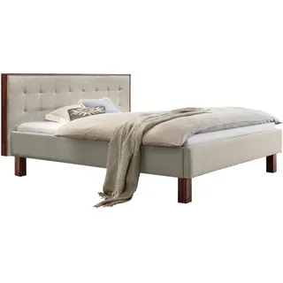 Hasena Noah Nussbaum, | Stoff beige, 140x200 - Grau