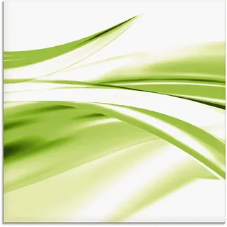 Artland Glasbild »Schöne Welle - Abstrakt« Gegenstandslos 1 Stk. tlg. in verschiedenen Größen, grün
