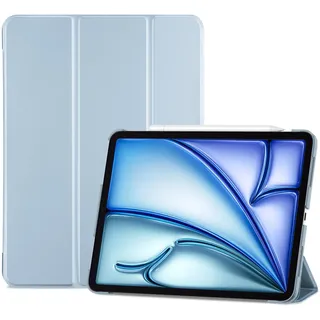 ProCase Hülle iPad Air 11 Zoll M4/M3/M2 / 10,9 Zoll 4./5.Gen Himmelblau | Passend für Apple-Stift, magnetische Auto Sleep/Wake, dünnes leichtes Design