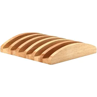 Continenta Brettchenständer Holz 1 20,5 x 18 x 6 cm Weiß
