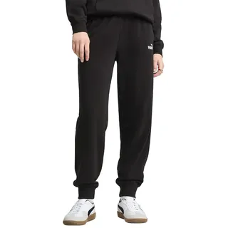 Puma ESS Small No. 1 Logo Comfort High-Waist Sweatpants Hosen Schwarz L
