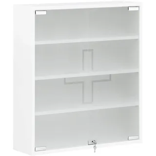 Tchibo Schildmeyer Medizinschrank weiß matt, 71,5 x 64,2 x 19,6 cm