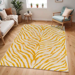 livabliss Luanda Teppichläufer 160 x 220 cm Beige/Gelb