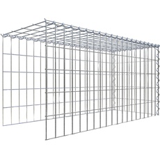 Bild Gabione, silbergrau, Maschenweite 5 cm x 10 cm,