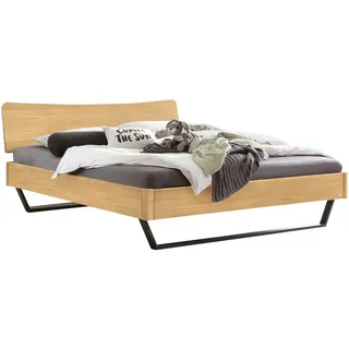 Hasena Bett , Anthrazit, Eichefarben , Holz , Eiche , massiv , Höhe ca. 22 cm , 140x200 cm , in verschiedenen Holzarten erhältlich, in verschiedenen Größen erhältlich , Schlafzimmer, Komplette Schlafzimmer und Serien, Schlafzimmerserien