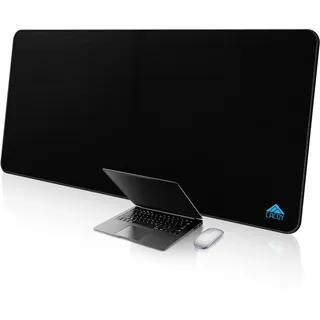 Cacoy 1500x700mm Gaming Mauspad XXL,Übergröße Mausmatte mit Genähten Kanten | Glatte Oberfläche&Rutschfester Gummiunterseite Schreibtischauflage, verbessert Präzision und Geschwindigkeit Mauspad, Schwarz
