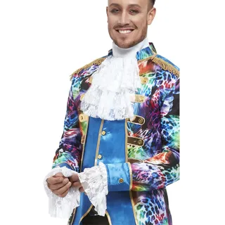 Smiffys Krawatte & Manschette als Set, Weiß Halloween