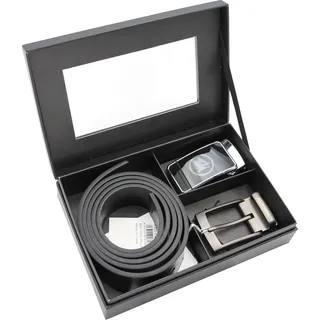 AS Roma Gürtel mit doppelter Schnalle aus Leder - Größe L-XL