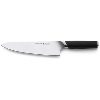 Paul Wirths CERASTEEL Kochmesser | Bruchfeste und extrem scharfe Klinge aus Keramik & Edelstahl | Klingenlänge: 20 cm | Glasfaser-Griff ergonomisch | Keramik Messer | Universalmesser Küche