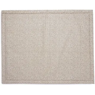 Jollein Krabbeldecke für Baby - Dotted, Biscuit - Laufgittereinlage - 75x95 cm - Abwaschbar - rutschfest - Spieldecke Baby - Hellbraun