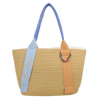 Fritzi aus Preußen Schultertasche Happy Summer Shopper Blue Wood beige - Beige