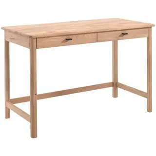 Vipack Jugendschreibtisch , Eichefarben , Metall , Eiche , massiv , 2 Schubladen , rechteckig , eckig , 120x77x60 cm , Holzmöbel, Holztische, Schreibtische Holz, Kinderschreibtische Holz