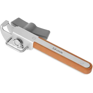 Full Circle Smooth Operator Dosenöffner - Manueller Sicherheitsdosenöffner mit seitlicher Schnittfläche - Keine scharfen Kanten, Deckel mit glattem Rand zum Wiederverschließen - 18 x 6,5 x 3,8 cm
