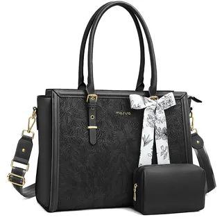 MOSISO Laptoptasche Damen, 17-17,3 Zoll Arbeitstasche Handtasche Groß