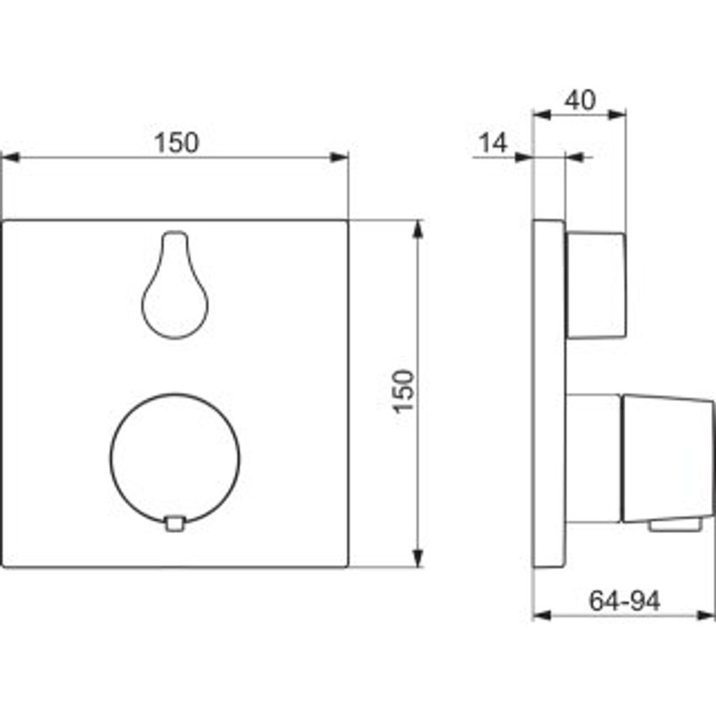 Bild von 8113956233 FM-Set f. Brausebatt. HANSALIVING