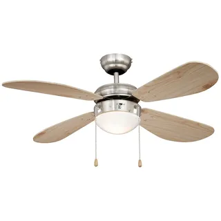 AireRyder Classic 107 cm Deckenventilator weiß/pinie mit Licht