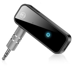 Bluetooth Adapter Car aux Bluetooth Adapter Auto,Bluetooth Receiver Bluetooth 5.0 Transmitter Auto freisprechanlage für Auto 3.5mm Hands-Free Calls for Car Stereo Headphones Speakers