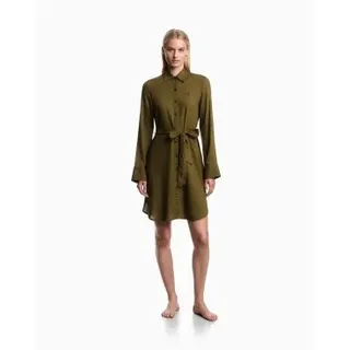 Emporio Armani für Damen. EW000817_AF20252 Strandkleid grün (S), Lässig, Viskose, Langarm