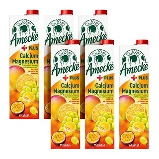 Amecke + Calcium Magnesium Fruchtsaftkonzentrat 6x 1,0 l