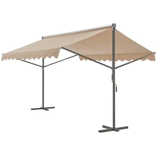 Pro-Tec Standmarkise Selenizza 400 x 300 x 260 cm beige
