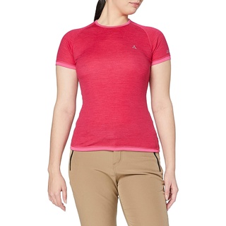 Schöffel Damen Merino Sport T-Shirt (Größe L, pink)