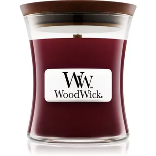 Woodwick Black Cherry Duftkerze mit Holzdocht 85 g