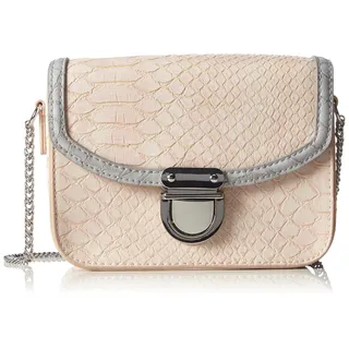 s.Oliver (Bags) mit Kettenriemen 39.604.94.7548 Damen Umhängetaschen 16x12x8 cm (B x H x T), Mehrfarbig (orange AOP 20A2)