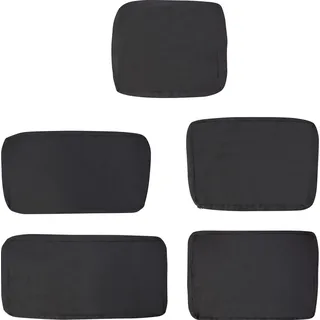 (Ersatz-)Kissenhüllen-Set für Piegan Eck-Dining-Set Schwarz