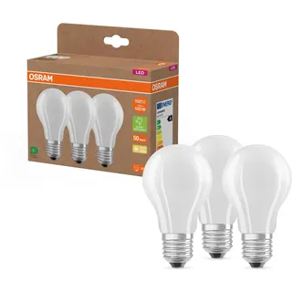 Osram LED Leuchtmittel Classic E27 3er Pack 7,2W matt warmweiß