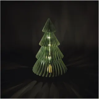 EMOS LED-Tannenbaum aus Papier 30 cm Warmweiß Grün