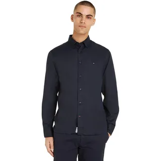 Tommy Hilfiger POPLIN SHIRT Freizeithemden Herren, Blau (Desert Sky), M