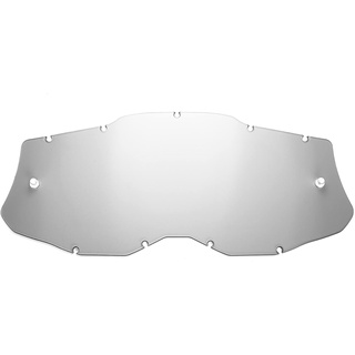 HZ Unisex – Erwachsene Seecle SE-41S271-HZ Ersatzglas Silber verspiegelt kompatibel für Brille/Maske 100% RACECRAFT 2 / STRATA 2 / ACCURI 2 / Mercury 2, durchsichtig, Einheitsgröße