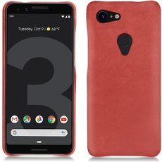 Noreve Lederschutzhülle (Google Pixel 3), Smartphone Hülle, Rot