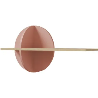Mirjan24 Kinder-Wandregal Lexi 16 , Eichefarben, Rosa , Holzwerkstoff , Rechteckig , 81x45x25 cm , Wohnzimmer, Regale, Wandregale