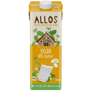 Allos Soja Drink 0% Zucker glutenfrei 1000 g