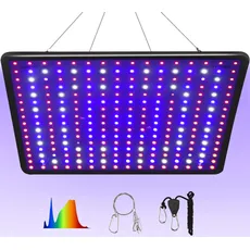 DragonLight 2024 Neueste EW1000 LED Grow Lampe Vollspektrum mit UV IR Pflanzenlampe LED mit 3 Meter Kabel für Zimmerpflanzen und Gewächshaus Gemüse und Blumenanbau für Growzelt 60x60cm