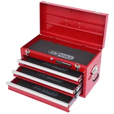 Bild Werkzeugtruhe mit 3 Schubladen-rot, L508xH255xB303mm