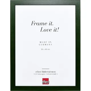 Holz-Fotorahmen Effect Profil Top Pro, tannengrün, 50x75 cm, Museumsglas