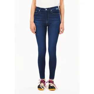 INGAA HIGH WAIST SKINNY JEANS | Bio-Baumwoll-Mix X-Stretch - blau (25-32)