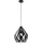 Carlton 1-flg. 31 cm abstrakt schwarz/silber