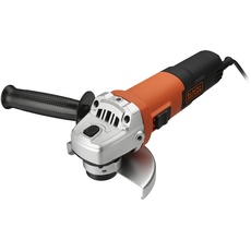 Black+Decker 800 Watt Winkelschleifer, 125 mm Scheibendurchmesser, 3-Positionen Zusatzhandgriff, KG752