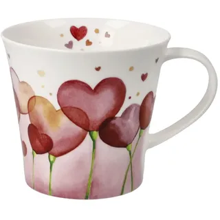 Kaffee- / Teetasse Fiore Love Colori