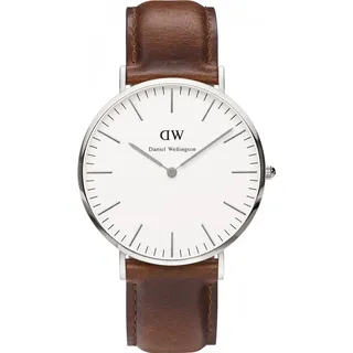 Daniel Wellington 0207DW St.Mawes Silver Herrenuhr - Silber