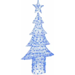 Weihnachtsbaum mit 240 LEDs Blau 180 cm Acryl - Blau