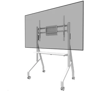 NeoMounts TV-Rack 110 cm Beige/Weiß Stahl