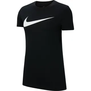 Nike Damen W NK DF PARK20 SS Tee HBR T-Shirt, Black/White, L