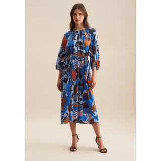 Seidensticker Sommerkleid Blau Floral 42